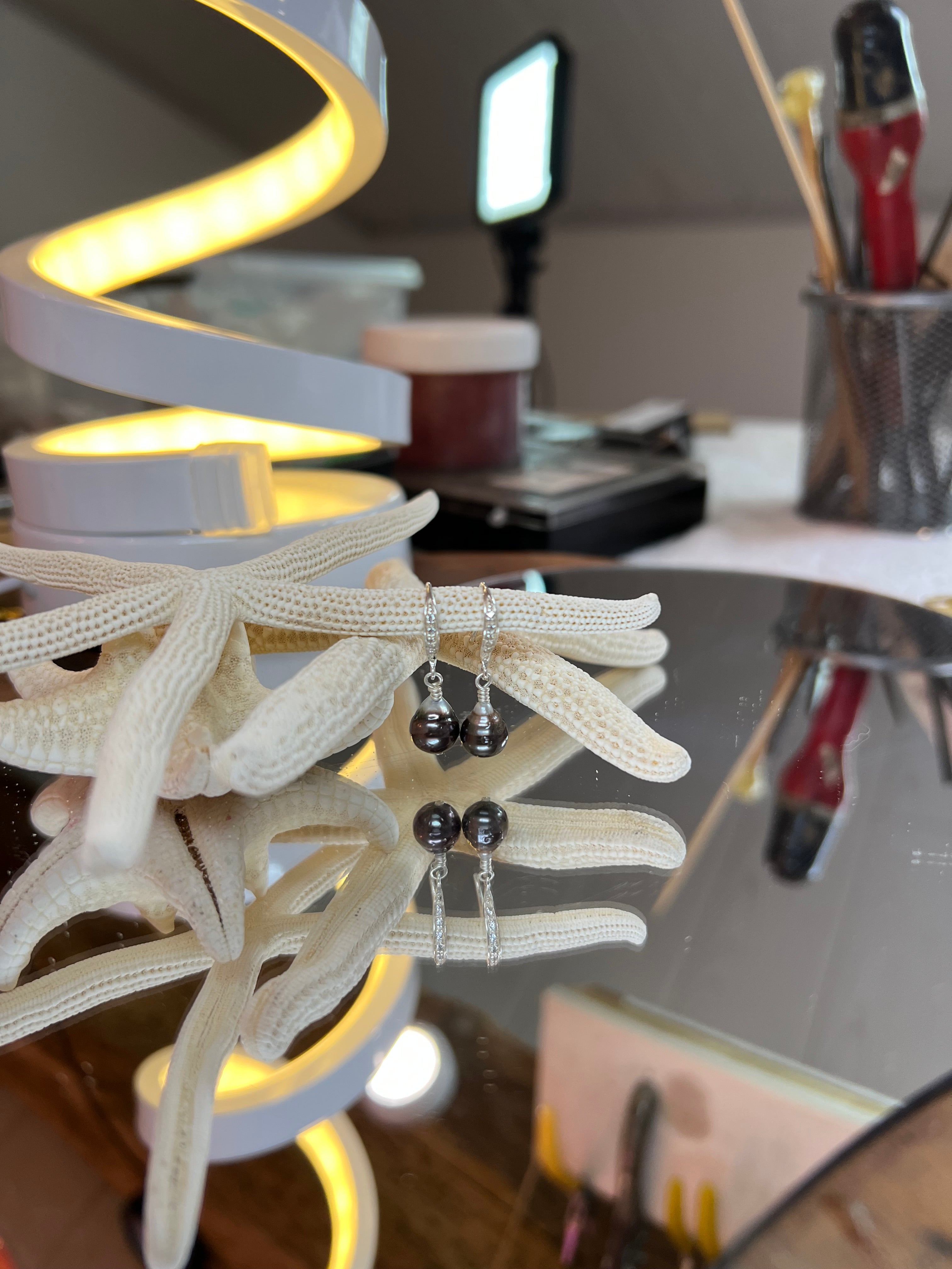 " Atea " - Boucles d'oreilles Argent. 925