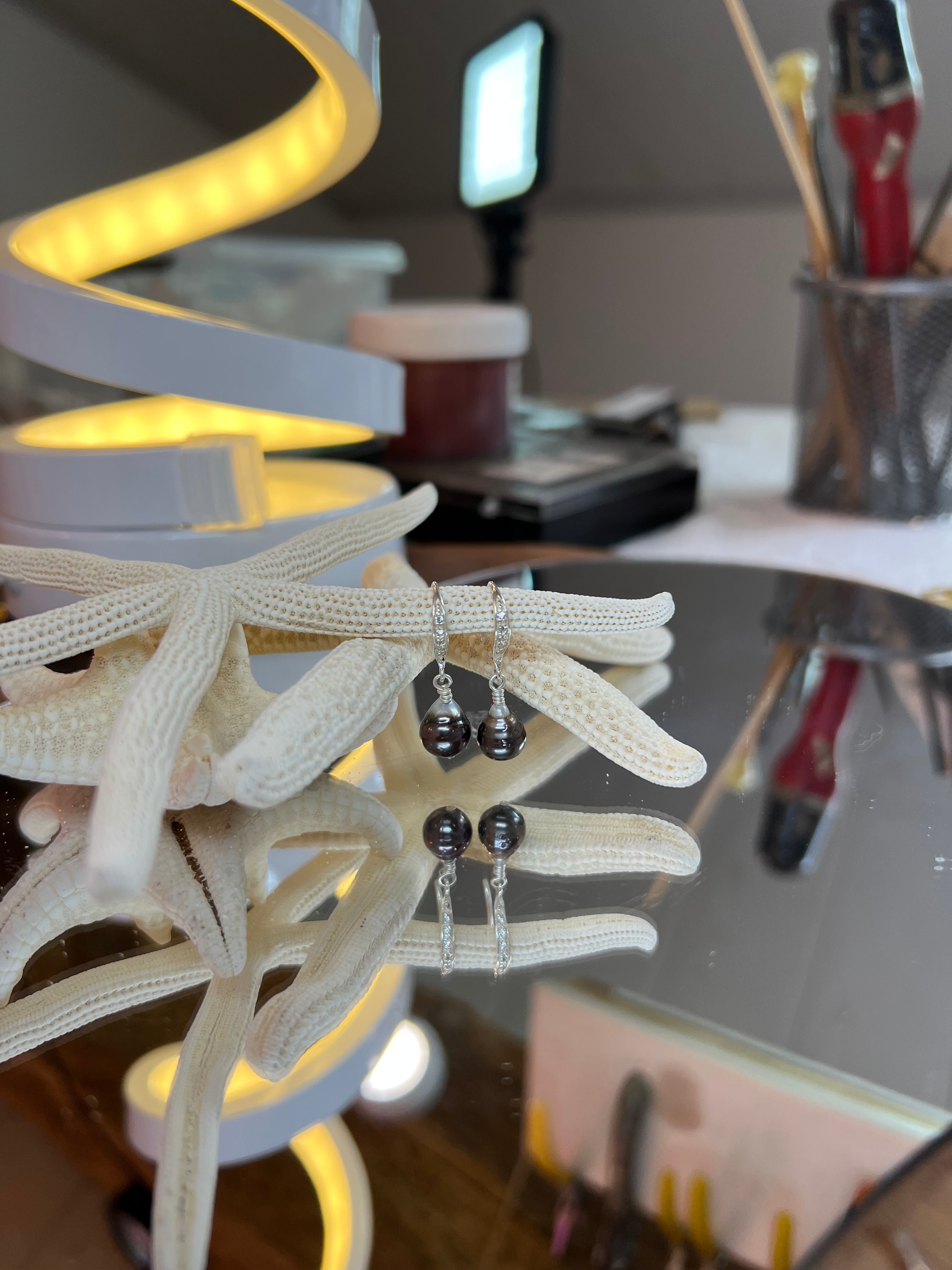 " Atea " - Boucles d'oreilles Argent. 925