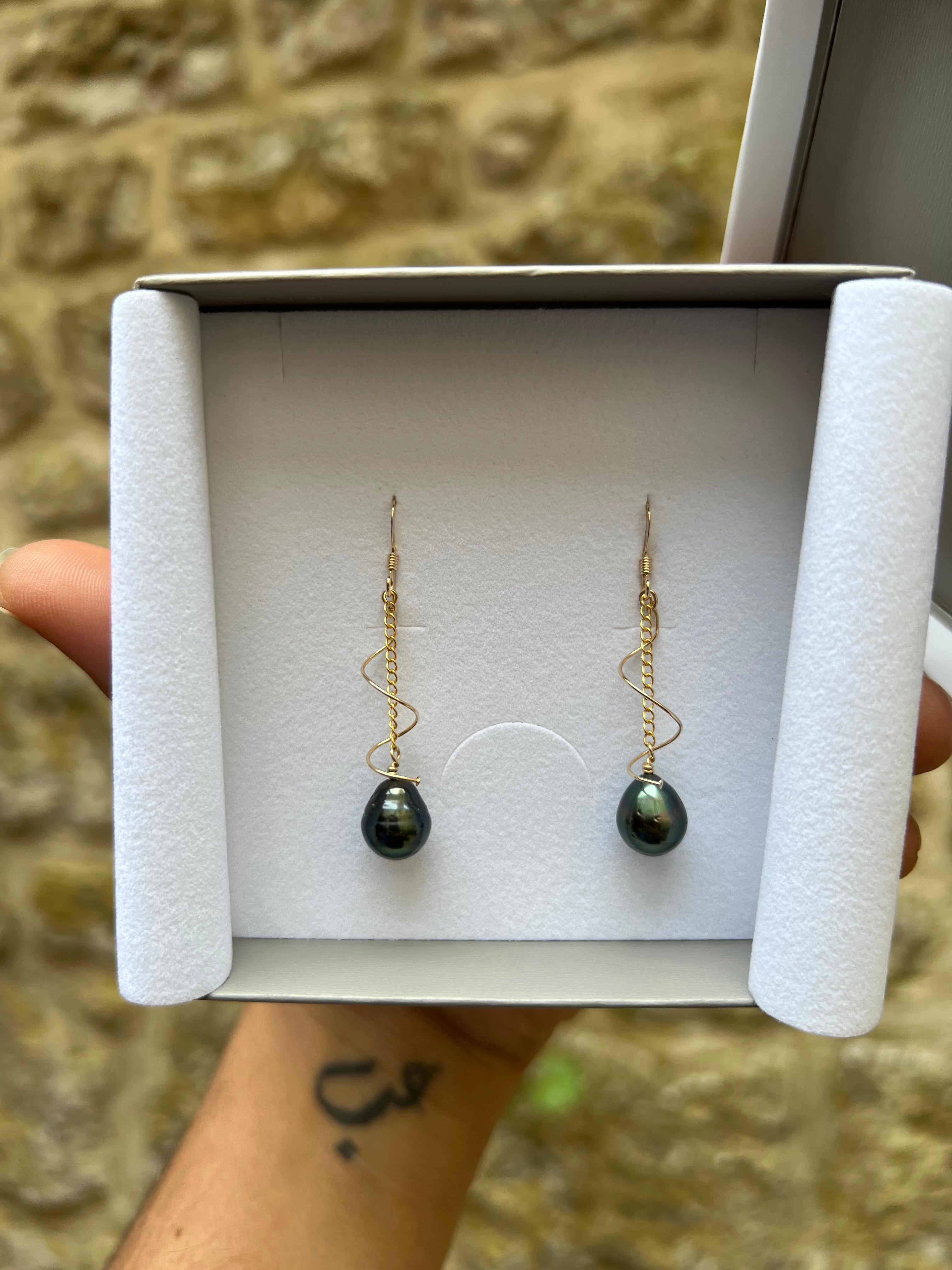 " Marie " - Boucles d'oreilles Gold Filled