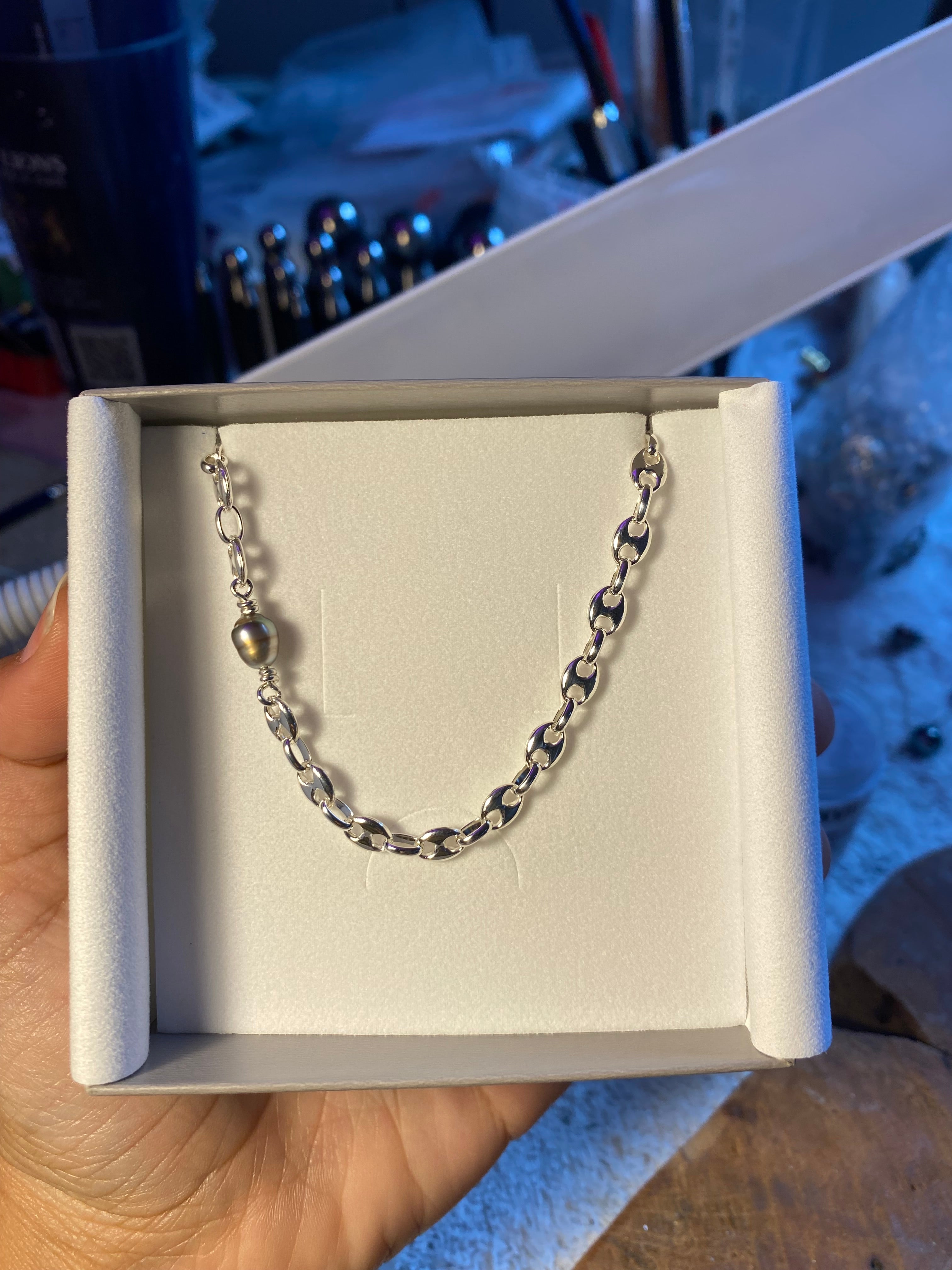 " Charlie " - Collier Argent. 925