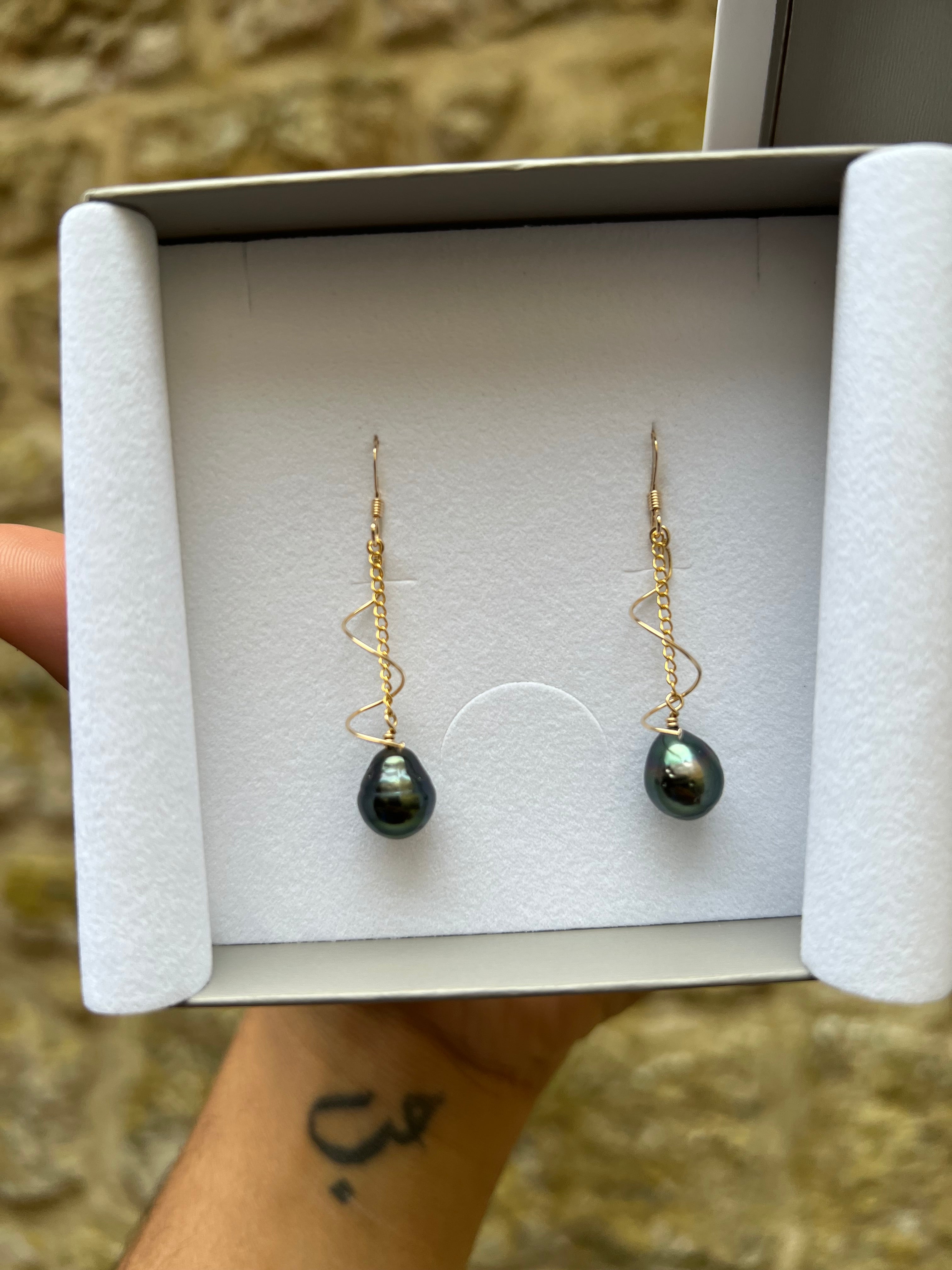 " Marie " - Boucles d'oreilles Gold Filled