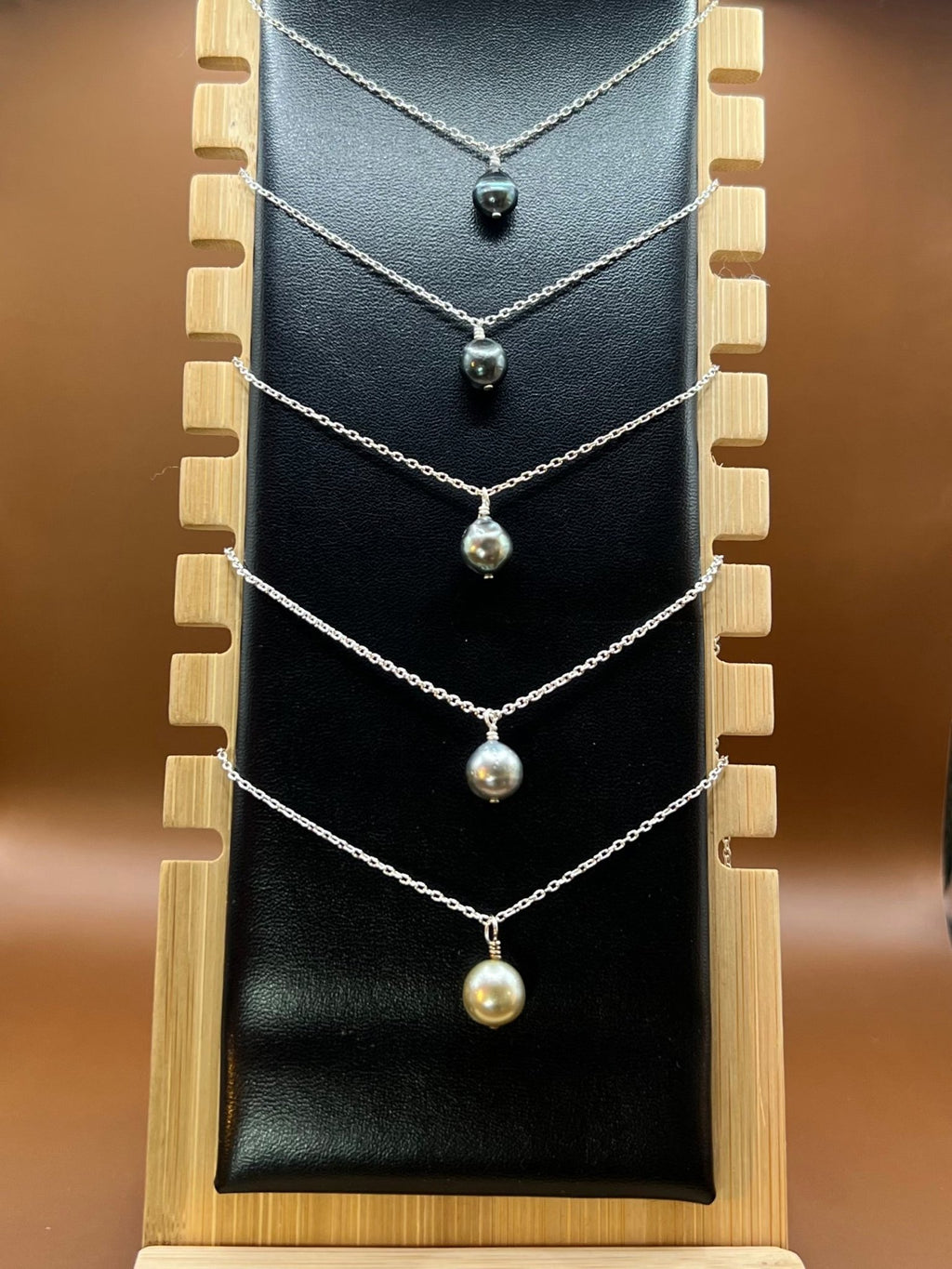 " Ambre " - Collier Argent. 925 - TEMIRI