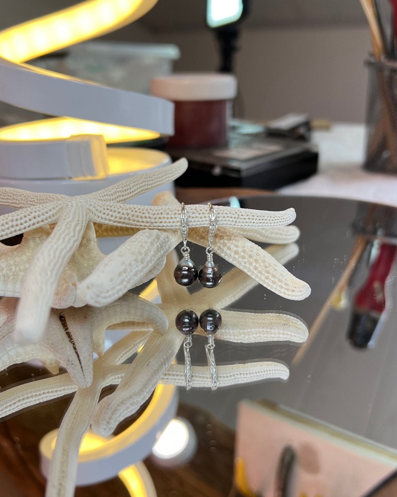 " Atea " - Boucles d'oreilles Argent. 925 - TEMIRI