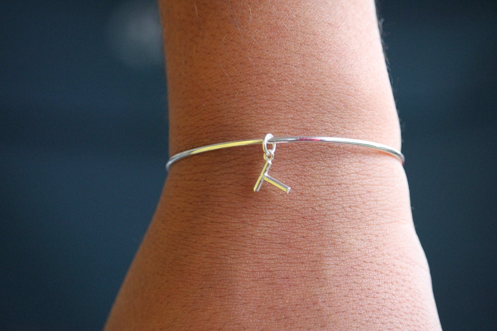 Charm Lettre en Argent 925 - Votre Initial, Votre Histoire - TEMIRI