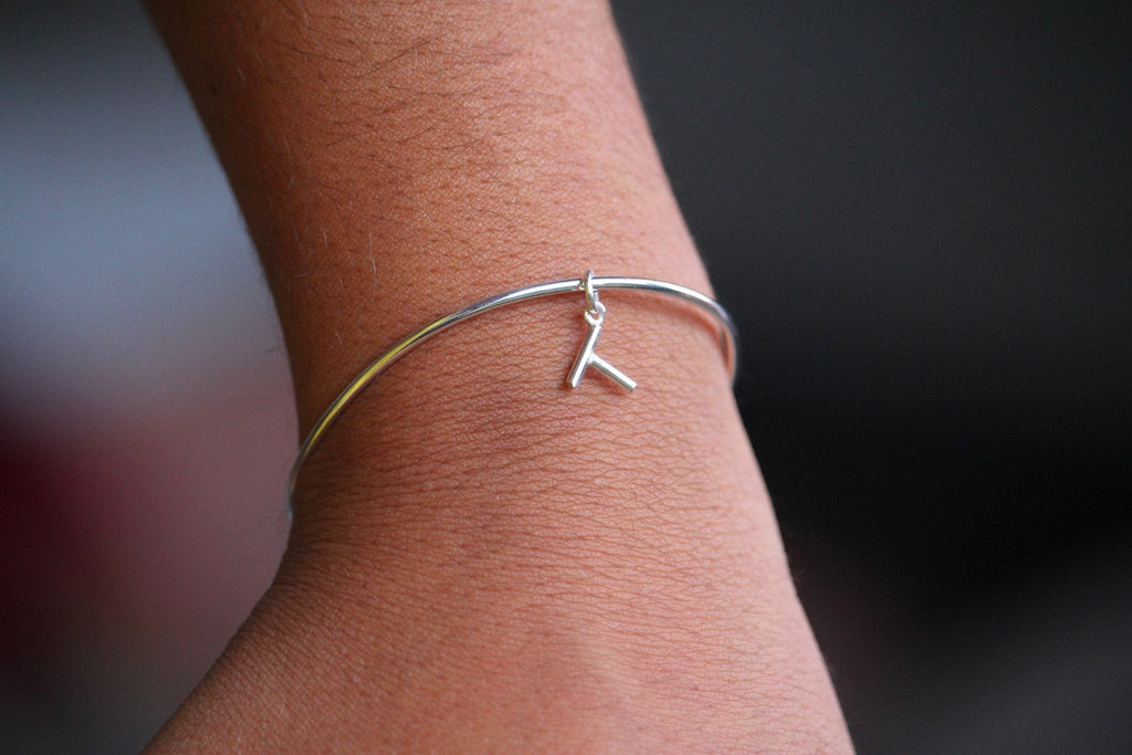 Charm Lettre en Argent 925 - Votre Initial, Votre Histoire - TEMIRI