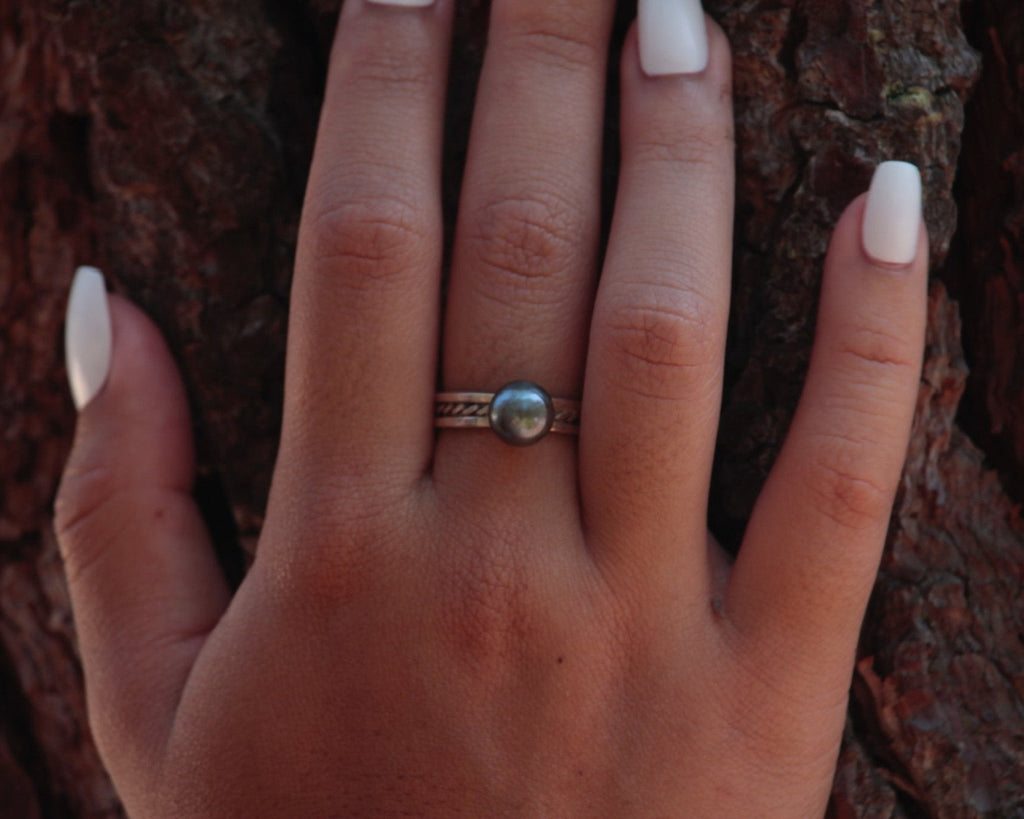 " Hinano " - Bague Argent. 925 - TEMIRI