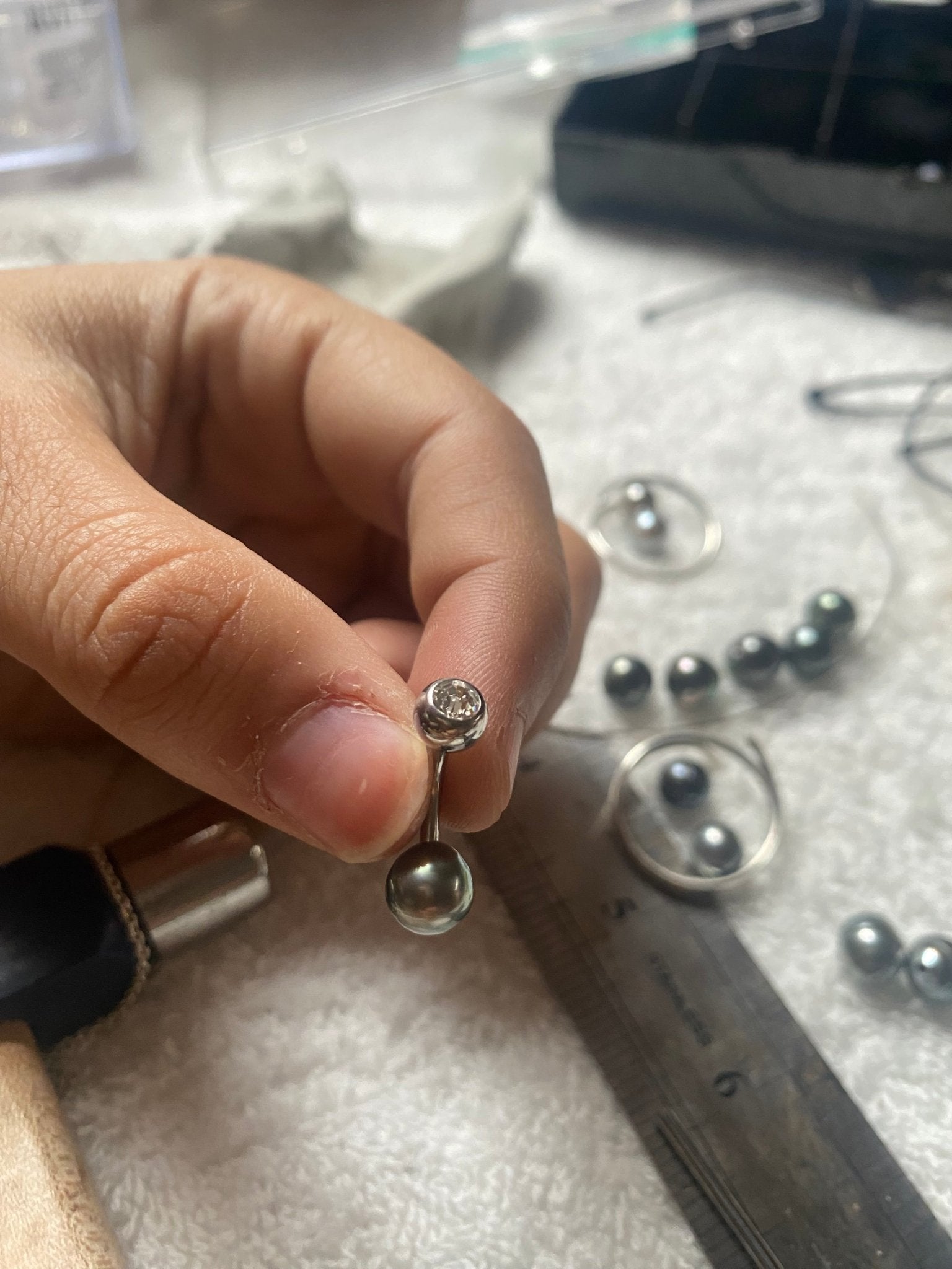 " Hinerava " - Piercing Acier chirurgical pur - TEMIRI
