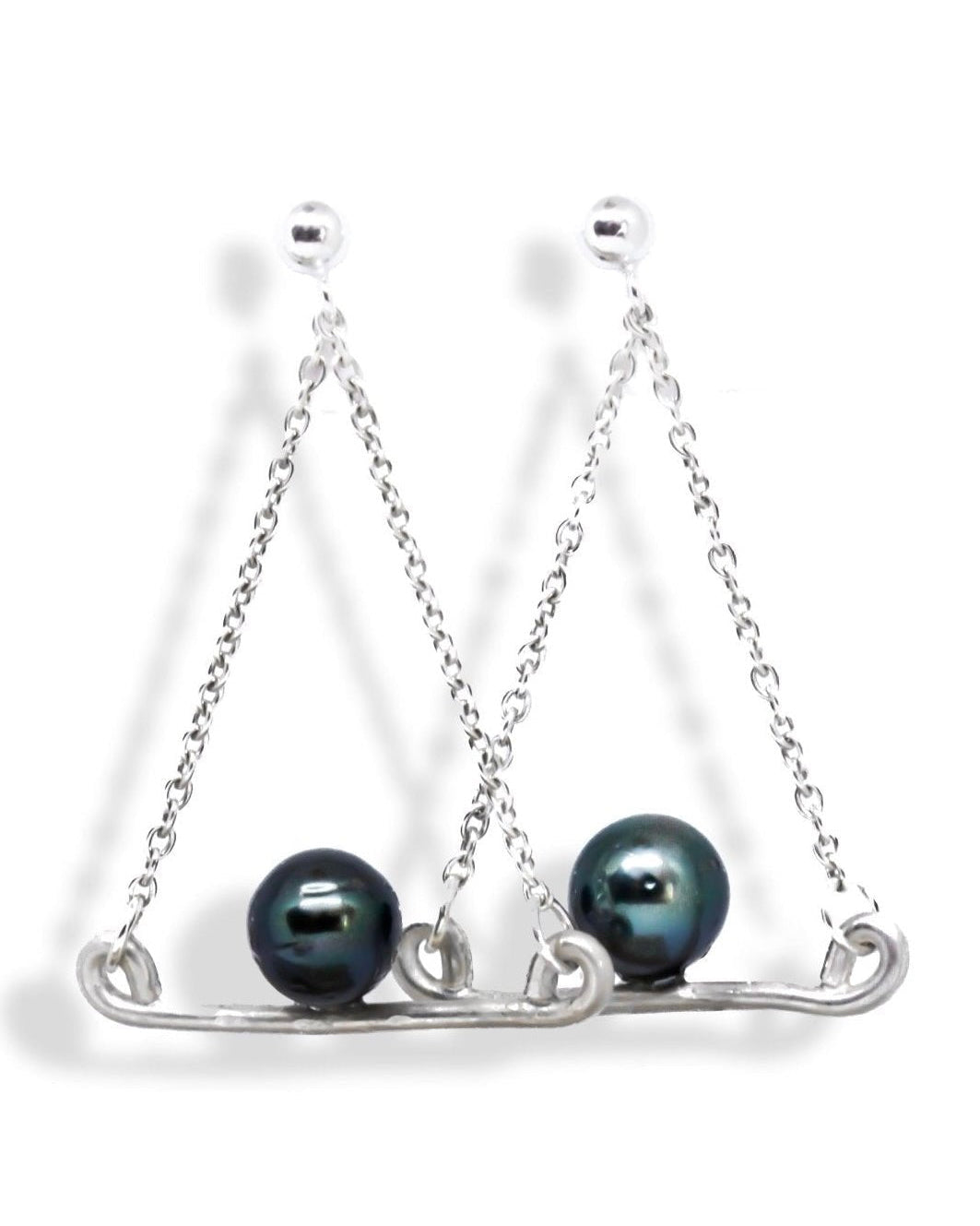 " Monaco " - Boucles d'oreilles Argent. 925 - TEMIRI
