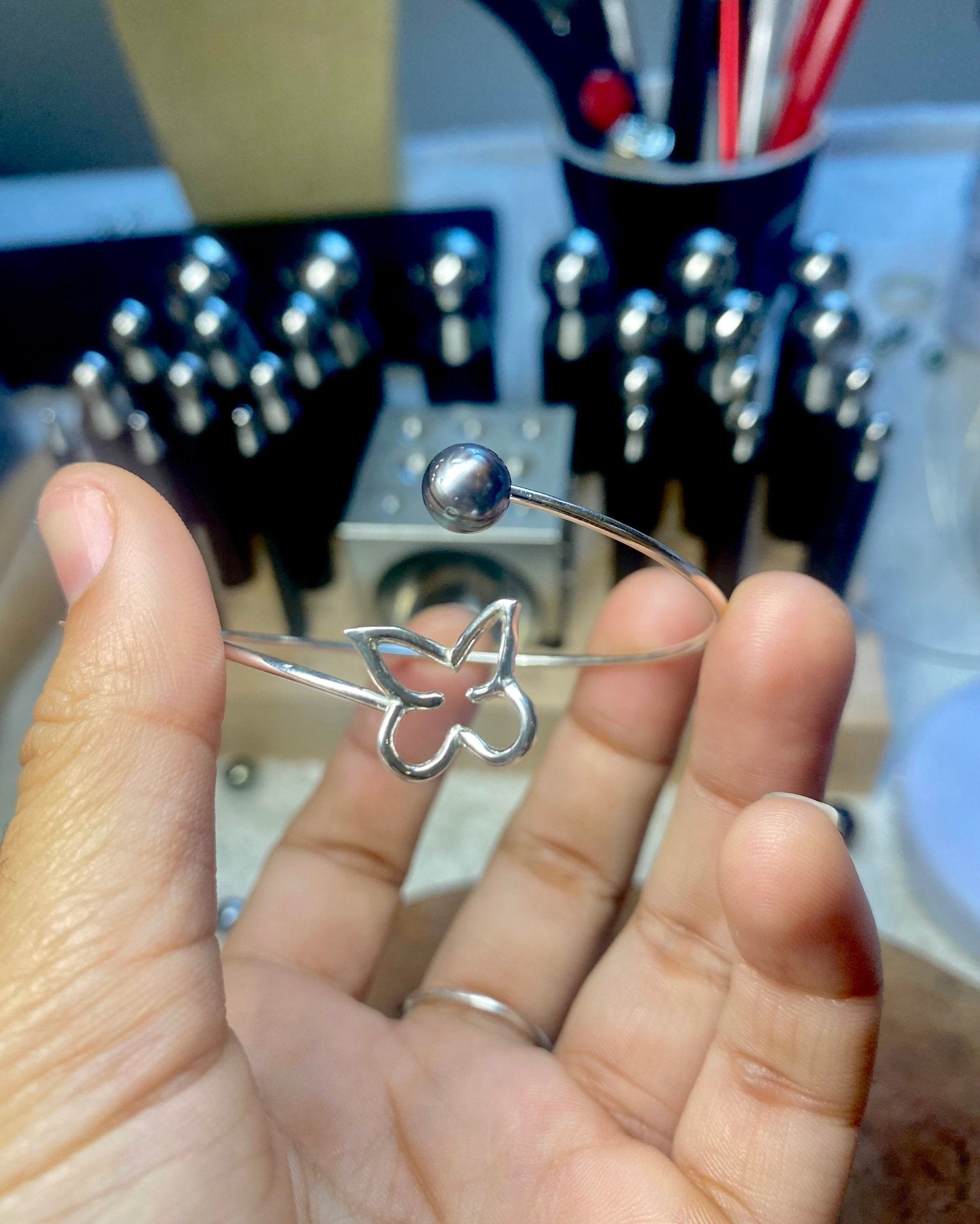 " Shiny " - Jonc Argent. 925 - TEMIRI